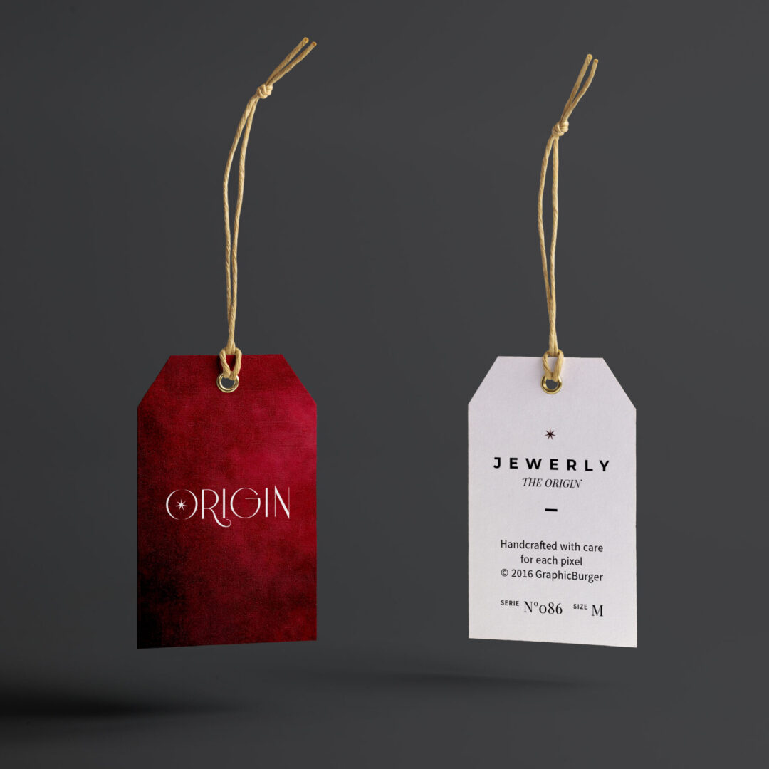 Label Tag PSD MockUp